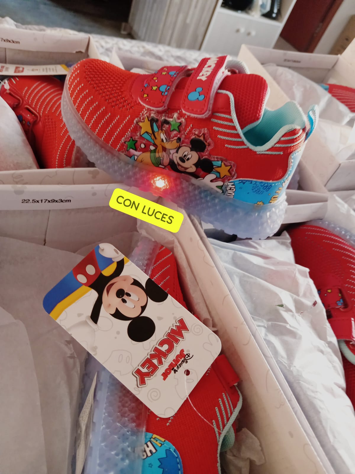 ZAPATILLAS MICKEY MOUSE LICENCIA OFICIAL